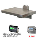 Våg för vägg fällbar och rostfri max 150kg – KPZ 2E-07-2N